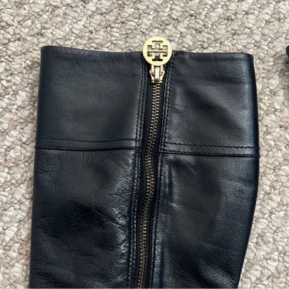 TORY BURCH RIDING HEELED KNEE HIGH BOOTS - Picture 7 of 16